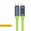 240W Fast Charging Type-C Data Cable | Intelligent Digital Display | Huawei, Apple 15, Xiaomi & Laptop Charging Cable | High-Speed PD Cable | RRCR261004A406