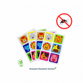 Plant Essential Oil Mosquito Repellent Stickers | 36 Stickers in 6 Sheets | Cartoon Design | Non-Woven Fabric | Kids & Family | RRMO260802A262