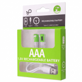 Rechargeable Lithium Battery 1.5v 2 pcs