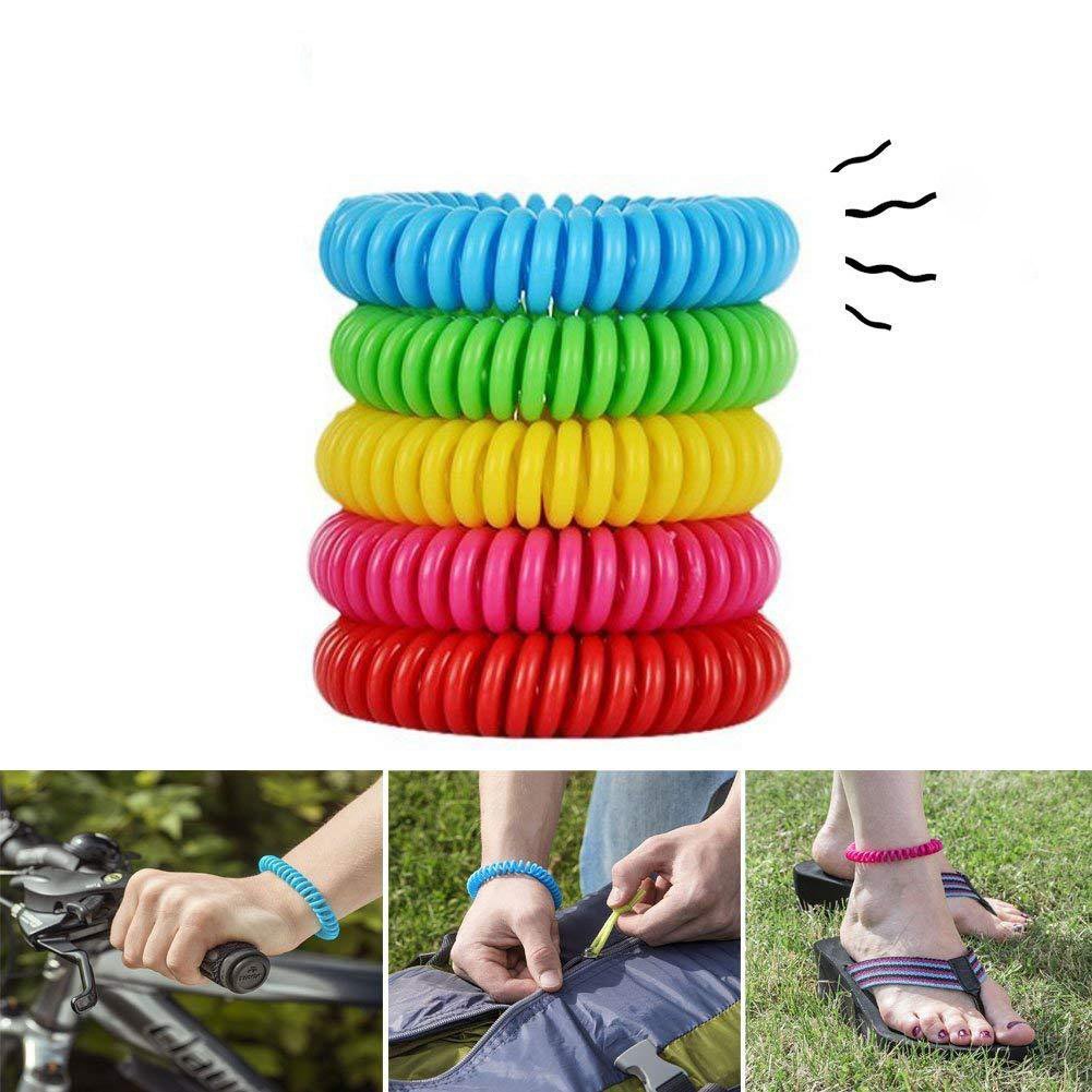 Anti-Mosquito Bracelet | 3 PCS Set | Plant Essential Oil | EVA Spiral Wristband | Mosquito Repellent | RRMO260802A261