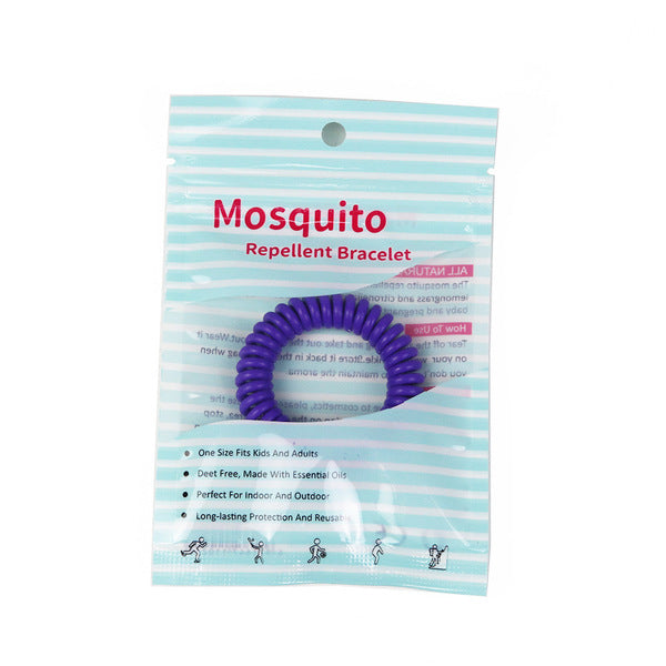 Anti-Mosquito Bracelet | 3 PCS Set | Plant Essential Oil | EVA Spiral Wristband | Mosquito Repellent | RRMO260802A261