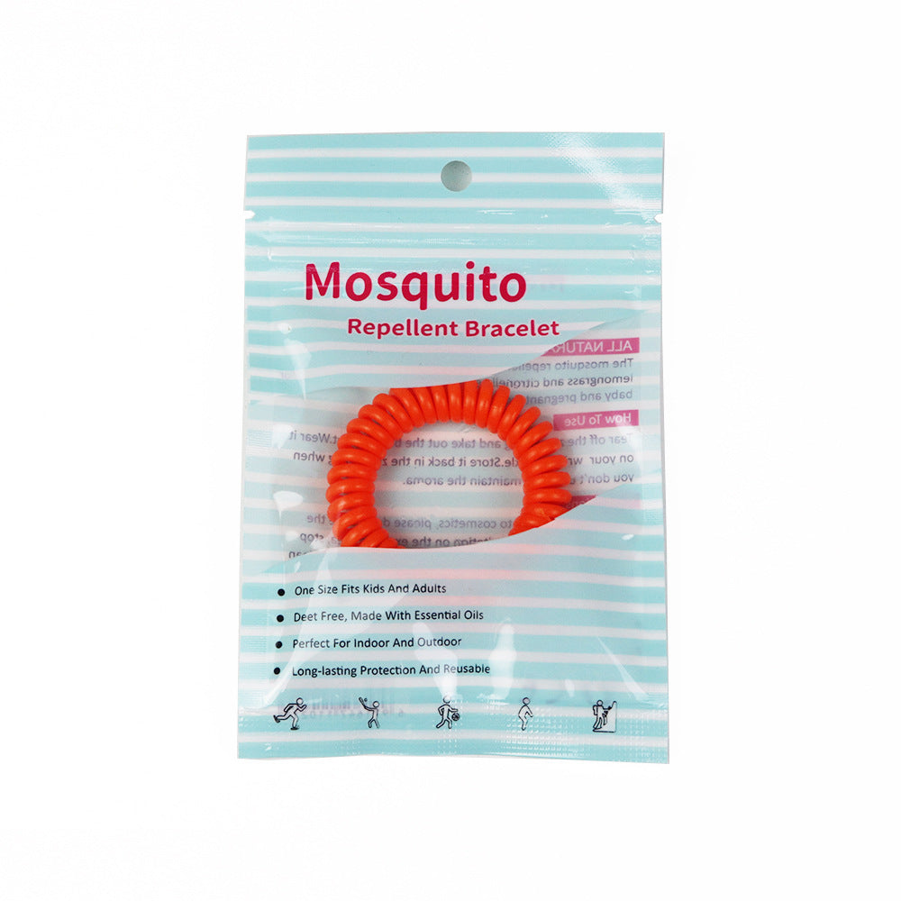 Anti-Mosquito Bracelet | 3 PCS Set | Plant Essential Oil | EVA Spiral Wristband | Mosquito Repellent | RRMO260802A261