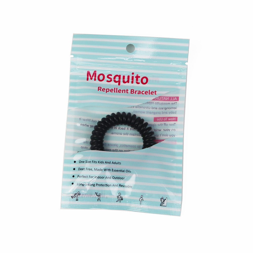 Anti-Mosquito Bracelet | 3 PCS Set | Plant Essential Oil | EVA Spiral Wristband | Mosquito Repellent | RRMO260802A261