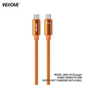WEKOME Ruichi PD65W Ultra-Fast Charging Data Cable | USB-C | Braided | 1.2M | Fast Charging & Data Transfer | RRCR260811A284