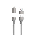 Magnetic PD 240W 4-in-1 Ultra-Fast Charging Cable | Creative Magnetic Storage Stretch Spiral Charging & Data Cable | Multi-Connector Universal Cable | RRCR260928A398