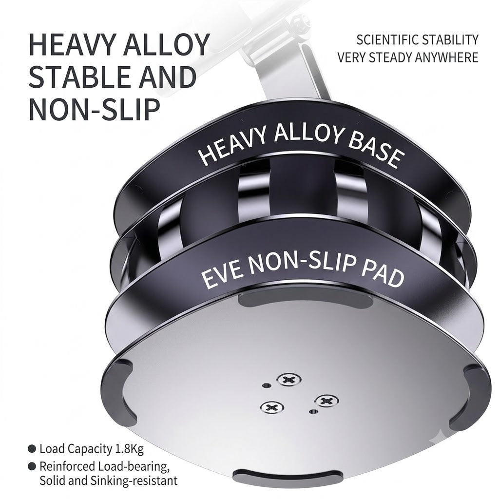 Alloy Phone Stand | 360° Rotation | Foldable Desktop Holder | Multi-Scenario Phone Stand | RRAC260805A270
