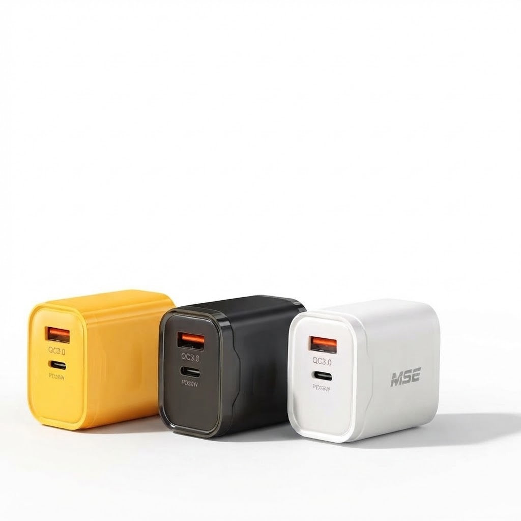 USB Dual-Port 35W PD Mobile Phone Charger | A+C Fast Charging Power Adapter | Dual Device Charger | 6 Months Guarantee ✅| RRCR260911A365