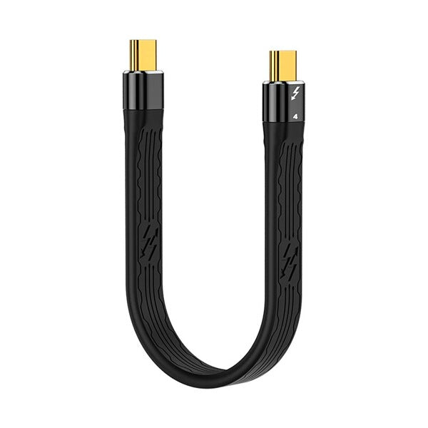 USB4 Type-C Data Cable | PD Fast Charging | Thunderbolt 4 Compatible | 13cm Flexible Short Cable | Mobile Phone, Laptop & Hard Disk | RRCR260921A383