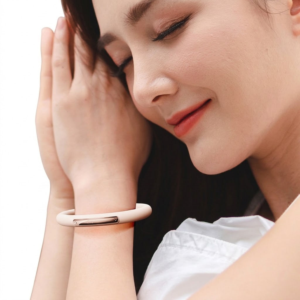 Essential Oil Silicone Mosquito Repellent Bracelet | 6 Sticks Plant Essential Oil | Portable Outdoor Wristband | Mosquito Repellent | RRMO260825A338