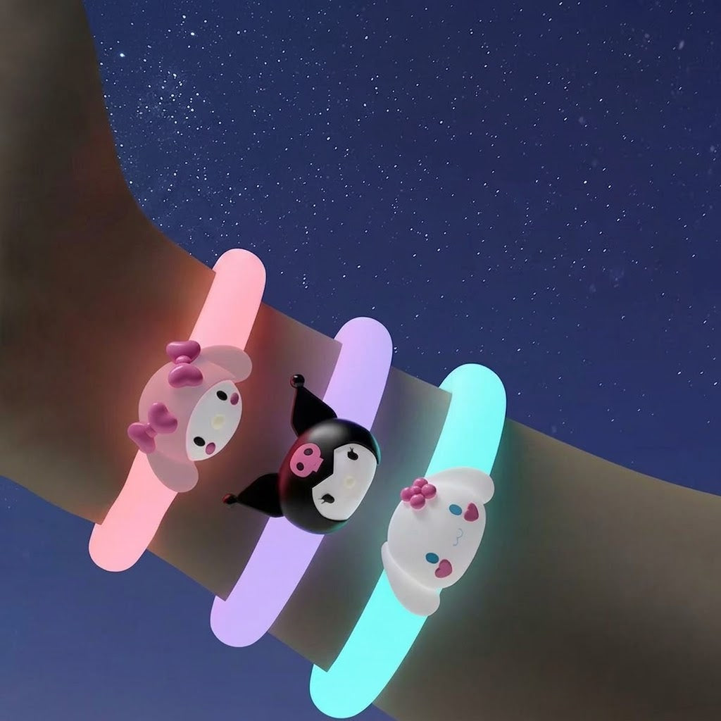 Essential Oil Mosquito Repellent Bracelet | 6-Section Plant Essential Oil Sticks | 3 PCS Set | Cute Sanrio Design | Anti-Bite | Portable | Children & Family | RRMO260823A327