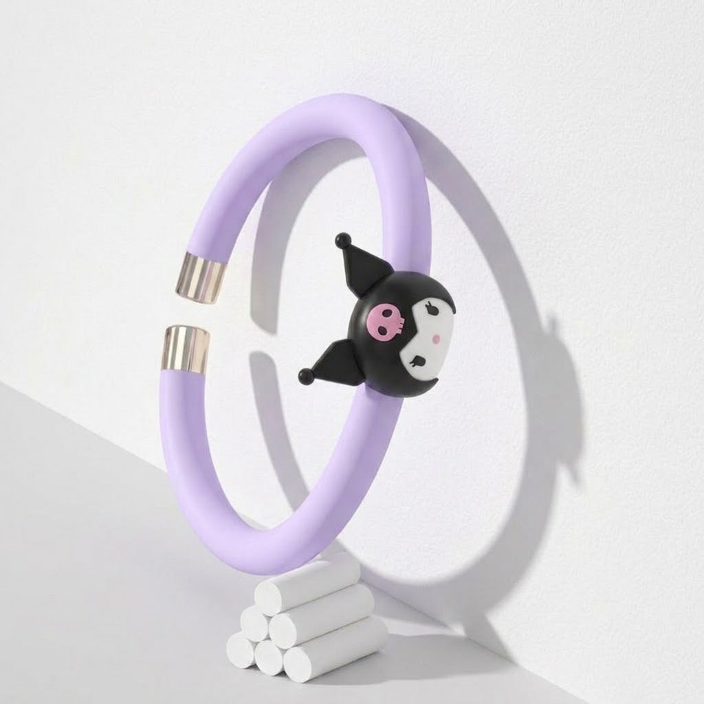 Essential Oil Mosquito Repellent Bracelet | 6-Section Plant Essential Oil Sticks | 3 PCS Set | Cute Sanrio Design | Anti-Bite | Portable | Children & Family | RRMO260823A327