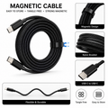Magnetic Type-C to Type-C 60W Fast Charging Data Cable | 100cm | 16 PD Compatible | Magnetic Type | RRCR260826A346