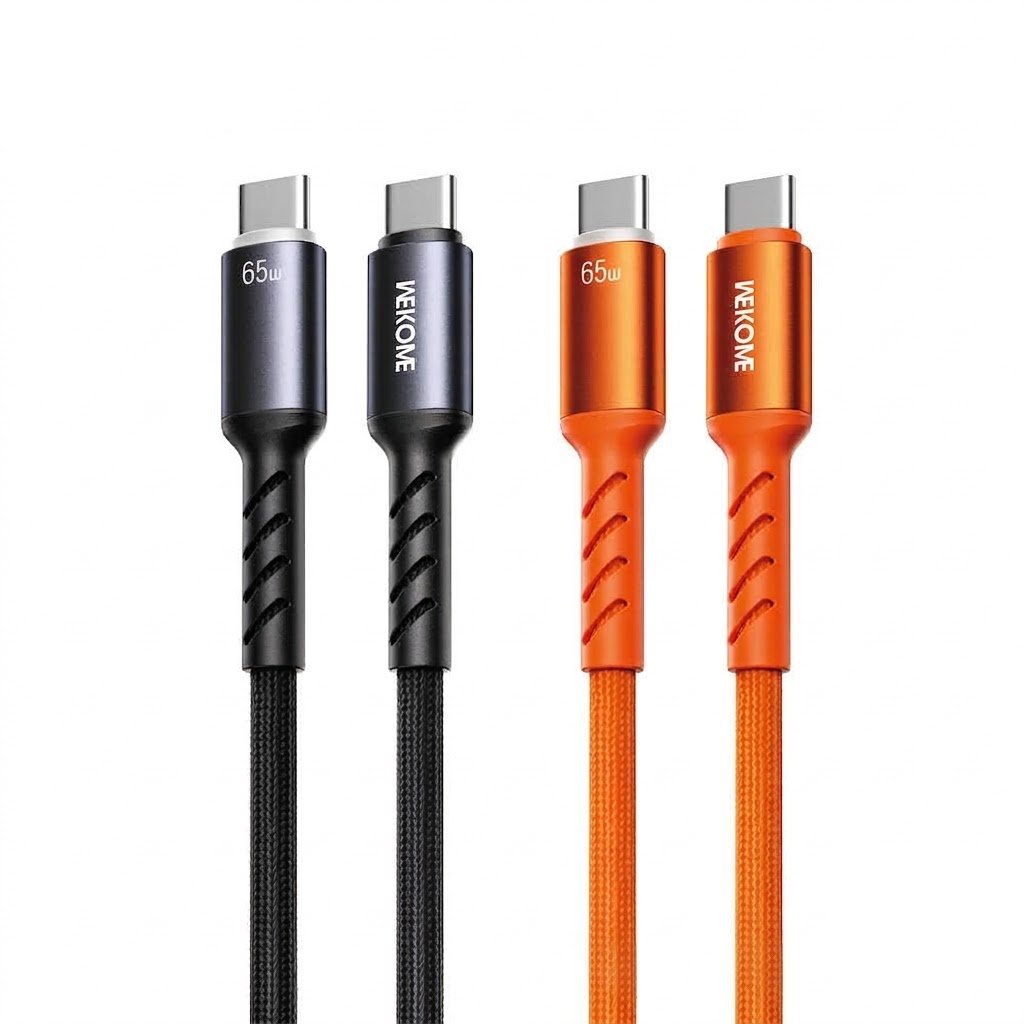 PD 65W Ambient Light Fast Charging Data Cable | Aluminum Alloy Breathing Light Braided Cable | PD Quick Charge Type-C Cable | RRCR260928A396